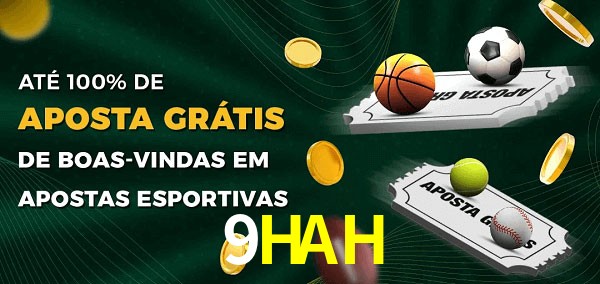 9HAHbet Ate 100% de Aposta Gratis