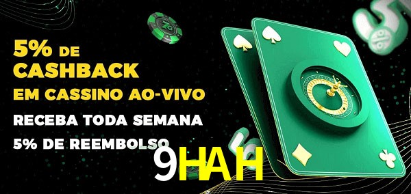 Promoções do cassino ao Vivo 9HAH